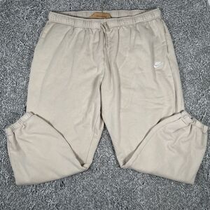Nike Sportswear Club Fleece Sweatpants Women’s 3XLT (Tall) Beige Gym Activewear